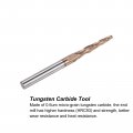Uxcell Tapered Ball Nose End Mill Tisin Coated Solid Carbide 2 Flute Spiral Milling Cutter 1mm Radius 2mm Diameter 4mm Shank