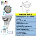 Jsvsal 2-pack Dimmable Led Black Lights Bulb 6w Blacklight Mr16 Gu5 3 Bi-pin Ac100-130v Uva Level 395-400nm Glow In The Dark