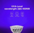 Jsvsal 2-pack Dimmable Led Black Lights Bulb 6w Blacklight Mr16 Gu5 3 Bi-pin Ac100-130v Uva Level 395-400nm Glow In The Dark