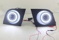 Auptech Led Angel Eyes Drl H11 55w Bulbs Fog Lights 4300k Yellow Color For Nissan Tiida 2005 2006 2007
