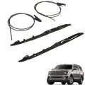 Sunroof Glass Cables And Track Assembly Black Replacement For 2015-2021 F150 F250 F350 Expedition Navigator Fl3z16502c22 