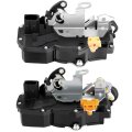 2pcs Front Rear Right Side Door Lock Actuator For Cadillac Chevrolet Gmci For Escalade Avalanche Silverado Suburban Tahoe 