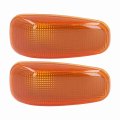 2pcs Side Turn Signal Light Lens Abs Replacement For Sprinter 2500 3500 2003 2006 With Gaskets 2