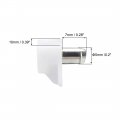 Uxcell 100pcs Plastic Shelf Support Pegs 5mm Cabinet Clips Shelf Steel Pin Peg White Bracket Style For Kitchen Furniture Book