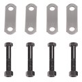 Tandem Trailer Axle Shackle Kit And Equalizer With Strap For 1 75 In Wide Double Eye Springs Anti Rust Steel Suspension Rebuild