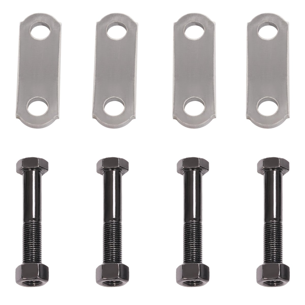 Tandem Trailer Axle Shackle Kit And Equalizer With Strap For 1 75 In Wide Double Eye Springs Anti Rust Steel Suspension Rebuild