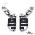 Httmt- Mt216-111 216-046- Chrome 2 5 Waffle Foot Peg Kit 1 25 Engine Guard Compatible With Valkyrie 1800 2004