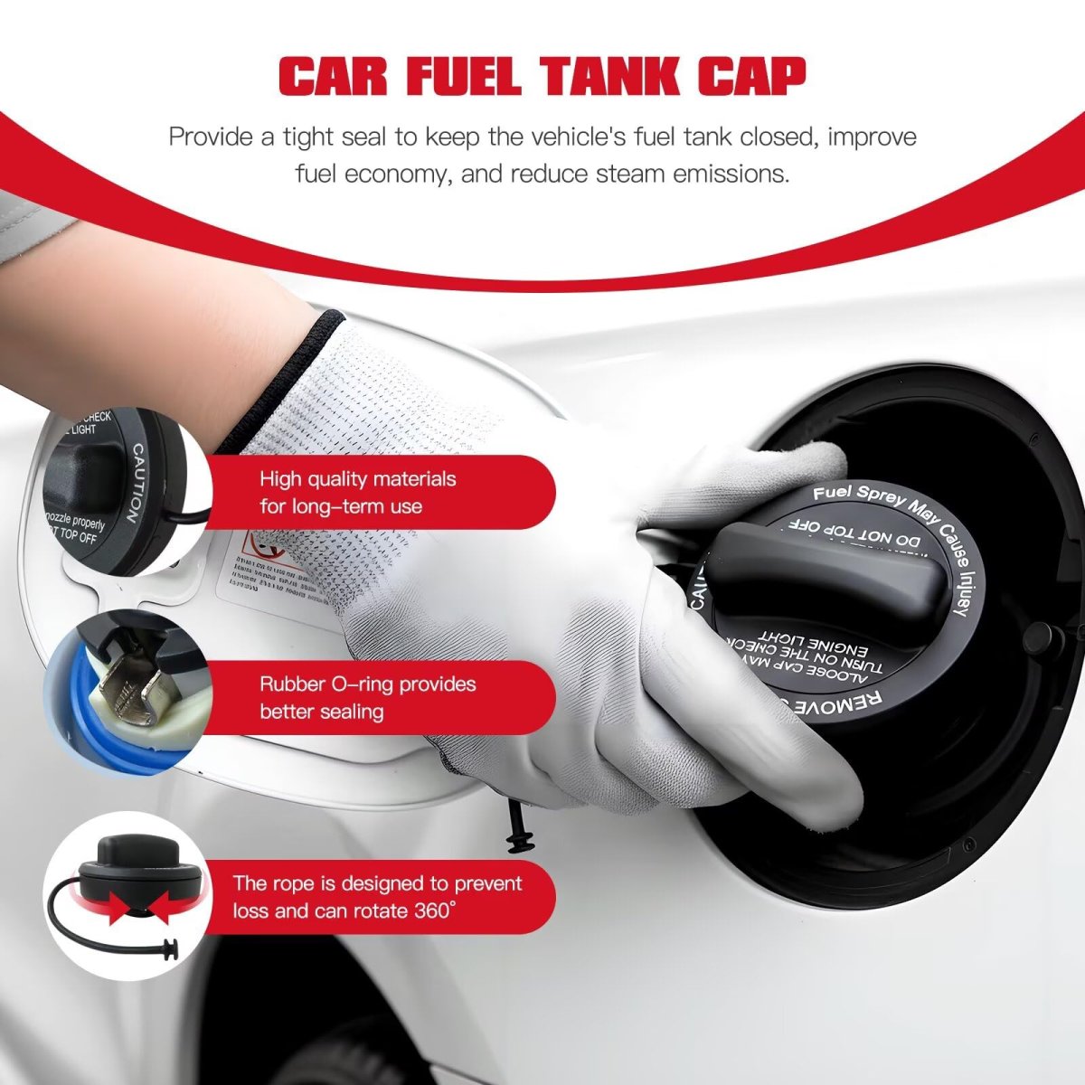 2224700205 Gas Cap Fuel For Mercedes Benz Glc63 Amg 2018-2021