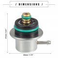 Motoforti Fuel Injection Pressure Regulator For Buick Park Avenue 1995-2005 Metal No 24503229 99311019900 0000781889 0000781489