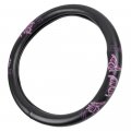 Bdk Design Comfort Grip Steering Wheel Cover For Car Suv Van And Truck 15 Inch Standard Size Pink Butterflies 