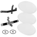 White Number Plate Bracket Kit For Honda Z50r 1979-1987 64113-116-690zc 