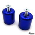 Httmt- Usmt220-003-blue-nologo- Blue Hand Bar End Compatible With 1999-2012 Suzuk Gsxr 600 750 1000 Gsx1300r Hayabusa