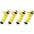 4pcs 4 Holes Automotive Engine Fuel Injectors Compatible For 2004-2009 Mazda Rx-8 1 3l Fj797 N3h313250a
