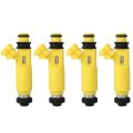 4pcs 4 Holes Automotive Engine Fuel Injectors Compatible For 2004-2009 Mazda Rx-8 1 3l Fj797 N3h313250a