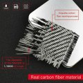Qiilu 7pcs Car Navigation Panel Trimbon Fiber Center Console Dashboard Cover Gps Display Frame Car Interior Decoration Fit For