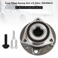 Topteng Front Wheel Bearing Hub With 3 Holes 1k0498621 Vkba7010 For Seat Altea 5p1 2006-2021 Skoda Octavia Ii 1z3 2010-2013