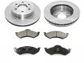 Front Ceramic Disc Brake Pad And Rotor Kit Compatible With 2000-2002 Dodge Dakota 