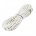 15 Meter 50ft 2mm2 230c Flexible Silicone High Temperature Braided Wire Cable White 