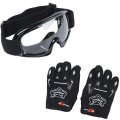 Dot Youth Kids Motocross Offroad Street Dirt Bike Helmet Motorcycle Atv With Goggles Gloves Black Skull M 