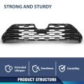 Front Bumper Upper Grille Grill Assembly For Toyota Rav4 2019-2023 531120r120 To1200438 Black