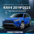 Front Bumper Upper Grille Grill Assembly For Toyota Rav4 2019-2023 531120r120 To1200438 Black
