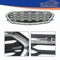 Chrome Front Lower Grille Replacement For Equinox 2016 2017 Fashion Silver White Mesh Grill With Housing Ls Lt Premier Ltz