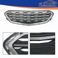 Chrome Front Lower Grille Replacement For Equinox 2016 2017 Fashion Silver White Mesh Grill With Housing Ls Lt Premier Ltz