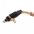 Uxcell 167cm 65 7 Length Black Rubber Coated Motorcycle Motorbike Throttle Cable Wire Replacement For Yamaha Jog