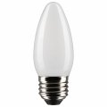 Satco 4w Led B11 Medium Base Replacement Lamp Pack Of 2 In Traditional Style-3 58 Inches Length And 1 38 Wide-frost F 