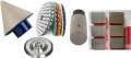 2-inch Diamond Beveling Chamfer Bit And 2 Milling 6 Hand Polishing Pad Resin Sanding Disc For Ceramic Porcelain Marble Granite 