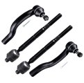 Front Inner And Outer Tie Rod End Kit For Toyota Rav4 2006 To 2015 4 Piece Set Es800053 Es800054 Ev800328 