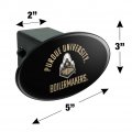 Purdue Boilermakers Oval Tow Trailer Hitch Cover Plug Insert
