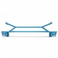 Hecasa Front Power Brace Compatible With 2003-2006 Mitsubishi Evo 7 8 9 Powder Coated Steel Radiator Support Blue