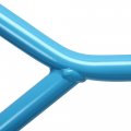 Hecasa Front Power Brace Compatible With 2003-2006 Mitsubishi Evo 7 8 9 Powder Coated Steel Radiator Support Blue