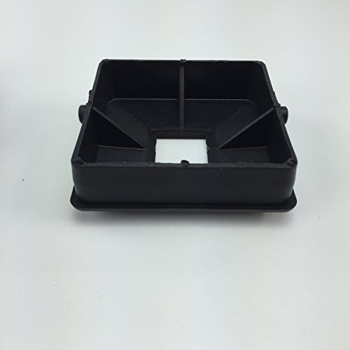 Rv Bumper End Caps 3 75 In Square Rubber Plugs With Tabs For Bumpers Black 2 Pack Bp208