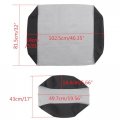 Autokay Microfiber Seat Cover Fits For Yamaha G-11 G-22 Staple On Golf Cart