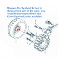 Qymoto Flywheel Puller 42mm Magneto Stator Rotor For Cfmoto Uforce Zforce 500 800 Cf500 X5 Z5 X8 Z8 Ex 600 Larger Size