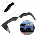 Ocpty 2pcs Glossy Black Front Bumper Splitters Lip Compatible With 0 2015-2018 For Bmw M3