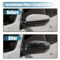 X Autohaux Side Wing Mirror Cap Cover Trim Carbon Fiber Pattern For Honda Civic 10th Generation 2016-2021 Crider Envix