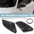 X Autohaux Side Wing Mirror Cap Cover Trim Carbon Fiber Pattern For Honda Civic 10th Generation 2016-2021 Crider Envix