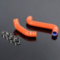 G-plus Silicone Radiator Coolant Hose Kit Clamps Compatible With Subaru Impreza Wrx Sti Gda Gdb Ej207 2002-2007 Dark Orange