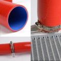 Silicone Radiator Coolant Hose Kit Clamps For Subaru Impreza Wrx Sti Gda Gdb Ej207 2002-2007 Dark Orange