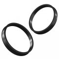Stancemagic Hubcentric Rings Pack Of 4 60 1mm Id To 64 Od Black Poly Carbon Plastic Hubrings Only Compatible With Toyota And