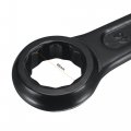 Uxcell 46mm Box End Striking Ring Wrench High Tensile Steel Single Head Spanner Hand Tool