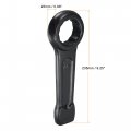 Uxcell 46mm Box End Striking Ring Wrench High Tensile Steel Single Head Spanner Hand Tool