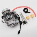 Kipa Carburetor For Arctic Cat Atv 350 366 400 Green Red Black 2008-2017 Replace Oem Part Number 0470-737 0470-843 With Carbon