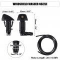 Uxcell 1 Set Windshield Washer Water Nozzle Spray No 76815sdaa11 For Honda Accord Ex Ex-l Lx Special Edition Value Package 2 4l