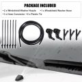 Uxcell 1 Set Windshield Washer Water Nozzle Spray No 76815sdaa11 For Honda Accord Ex Ex-l Lx Special Edition Value Package 2 4l