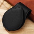 Packove Magnetic Sunglasses Holder For Car Visor Pu Leather Glasses Mount Eyeglasses Hanger Clip Ticket Card