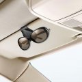 Packove Magnetic Sunglasses Holder For Car Visor Pu Leather Glasses Mount Eyeglasses Hanger Clip Ticket Card